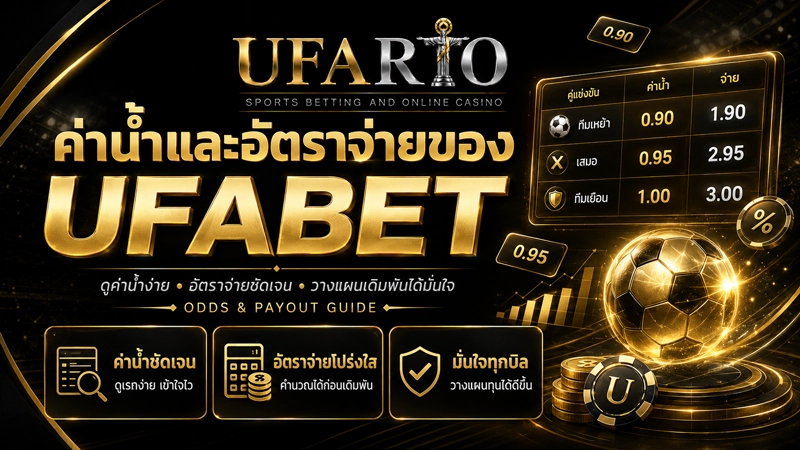 ตัวอย่างคำนวณค่าน้ำ 4 ตังค์ ของ ยูฟ่าเบท แทง 100 บาทชนะได้กำไร 96 บาท แพ้เสียเต็ม 100 บาท
