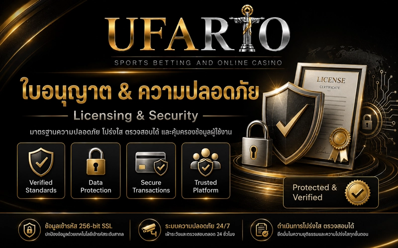 ใบอนุญาต & ความปลอดภัย